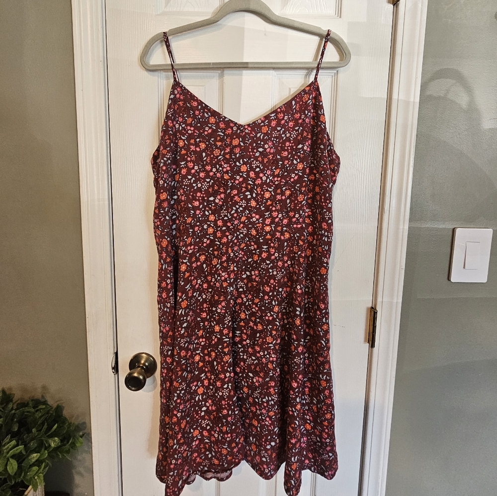 Floral Fit and Flare Cami Dress